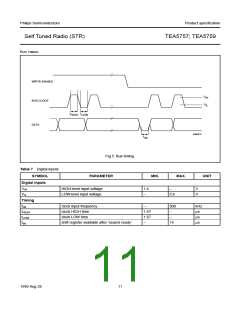 浏览型号TEA5757的Datasheet PDF文件第11页