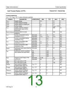 浏览型号TEA5757的Datasheet PDF文件第13页
