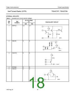 浏览型号TEA5757的Datasheet PDF文件第18页
