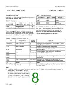 浏览型号TEA5757的Datasheet PDF文件第8页