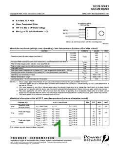 浏览型号TIC226的Datasheet PDF文件第1页