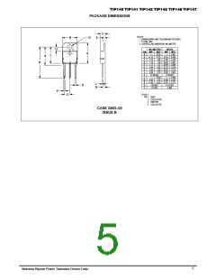 浏览型号TIP142的Datasheet PDF文件第5页