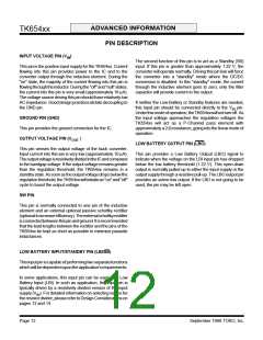 浏览型号TK65418MTL/418的Datasheet PDF文件第12页