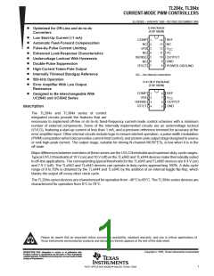 浏览型号TL3842的Datasheet PDF文件第1页
