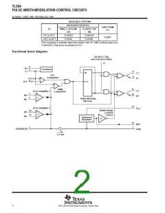 浏览型号TL594CN的Datasheet PDF文件第2页