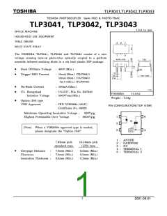 浏览型号TLP3043的Datasheet PDF文件第1页