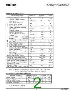 浏览型号TLP3043的Datasheet PDF文件第2页