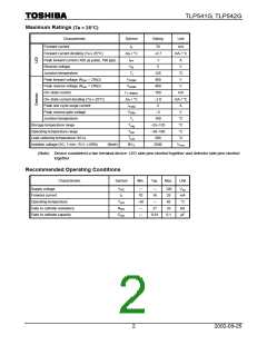 浏览型号TLP541G的Datasheet PDF文件第2页