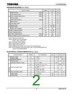 浏览型号TLP559的Datasheet PDF文件第2页