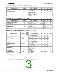 浏览型号TLP559的Datasheet PDF文件第3页