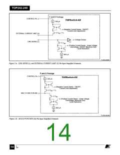 浏览型号TOP243Y的Datasheet PDF文件第14页