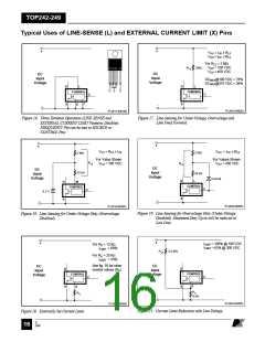 浏览型号TOP243Y的Datasheet PDF文件第16页