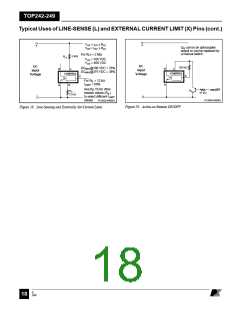 浏览型号TOP243Y的Datasheet PDF文件第18页