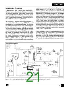 浏览型号TOP243Y的Datasheet PDF文件第21页