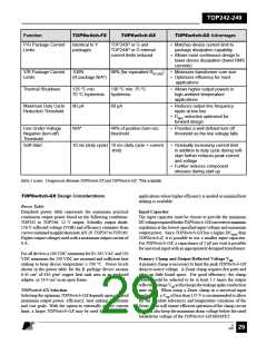 浏览型号TOP243Y的Datasheet PDF文件第29页