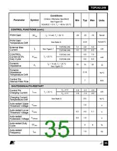浏览型号TOP243Y的Datasheet PDF文件第35页