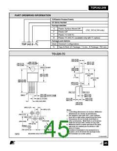 浏览型号TOP243Y的Datasheet PDF文件第45页