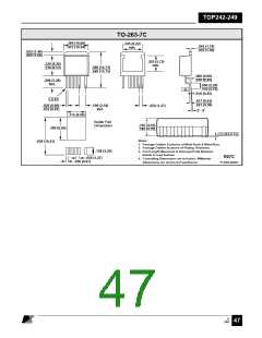 浏览型号TOP243Y的Datasheet PDF文件第47页