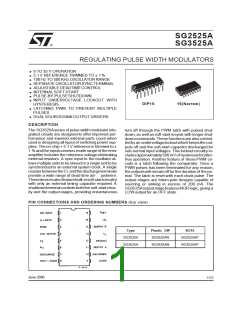 浏览型号SG3525AP的Datasheet PDF文件第1页