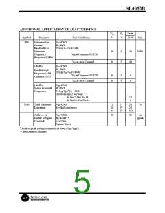 浏览型号SL4053B的Datasheet PDF文件第5页