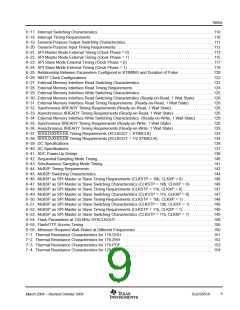 浏览型号SM320F2812PGFMEP的Datasheet PDF文件第9页
