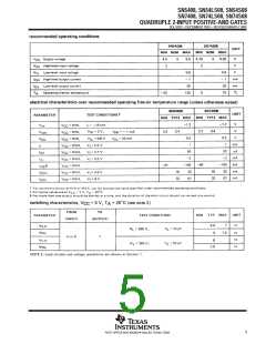 浏览型号SN7408的Datasheet PDF文件第5页