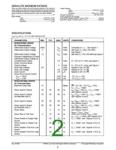 浏览型号SP485EEN的Datasheet PDF文件第2页