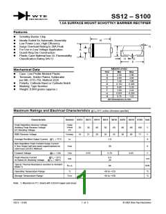浏览型号SS18-T1的Datasheet PDF文件第1页