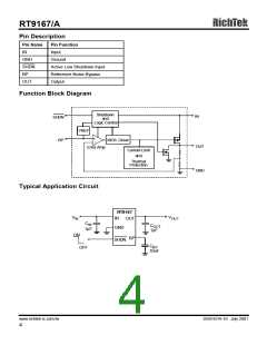 浏览型号RT9167A-40CB的Datasheet PDF文件第4页