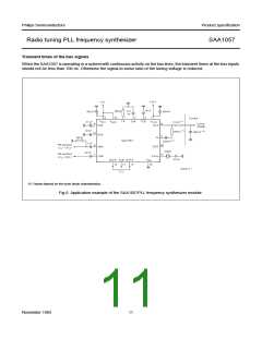 浏览型号SAA1057的Datasheet PDF文件第11页