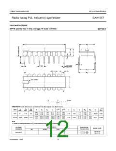 浏览型号SAA1057的Datasheet PDF文件第12页