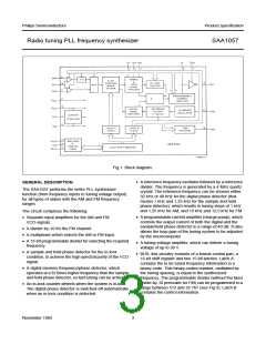 浏览型号SAA1057的Datasheet PDF文件第3页