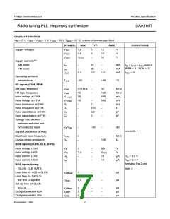 浏览型号SAA1057的Datasheet PDF文件第7页