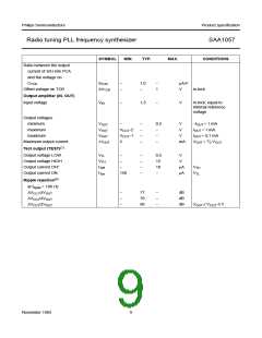 浏览型号SAA1057的Datasheet PDF文件第9页