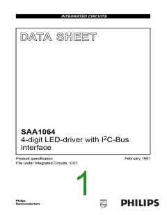 浏览型号SAA1064T的Datasheet PDF文件第1页