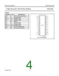 浏览型号SAA1064T的Datasheet PDF文件第4页