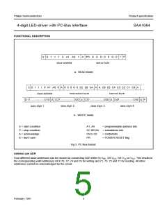 浏览型号SAA1064T的Datasheet PDF文件第5页