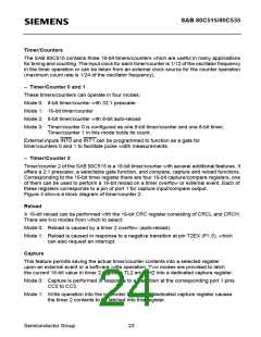 浏览型号SAB80C535-N的Datasheet PDF文件第24页