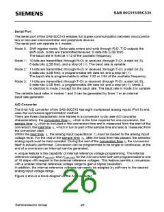 浏览型号SAB80C535-N的Datasheet PDF文件第26页
