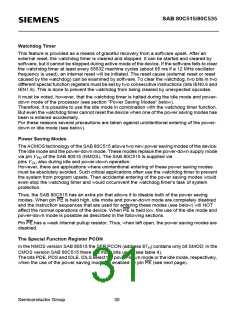 浏览型号SAB80C535-N的Datasheet PDF文件第31页