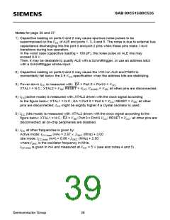 浏览型号SAB80C535-N的Datasheet PDF文件第39页