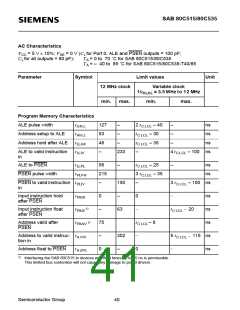 浏览型号SAB80C535-N的Datasheet PDF文件第41页