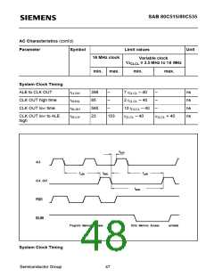 浏览型号SAB80C535-N的Datasheet PDF文件第48页