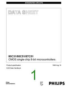 浏览型号SC87C51CCN40的Datasheet PDF文件第1页