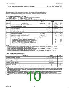 浏览型号SC87C51CCN40的Datasheet PDF文件第10页