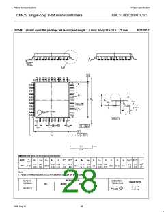 浏览型号SC87C51CCN40的Datasheet PDF文件第28页