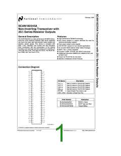 浏览型号SCAN182245EFMQB的Datasheet PDF文件第1页