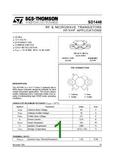 浏览型号SD1446的Datasheet PDF文件第1页