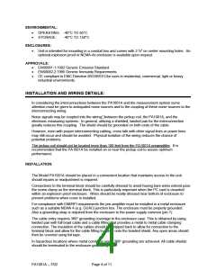 浏览型号PA-1001A1B2W的Datasheet PDF文件第4页