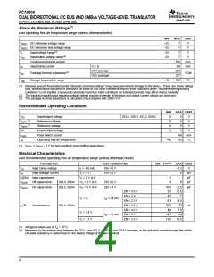 浏览型号PCA9306DCTR的Datasheet PDF文件第4页